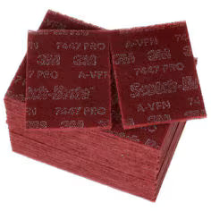 Scotch-Brite Hand Pad 7447 Very Fine, Maroon 20/Carton